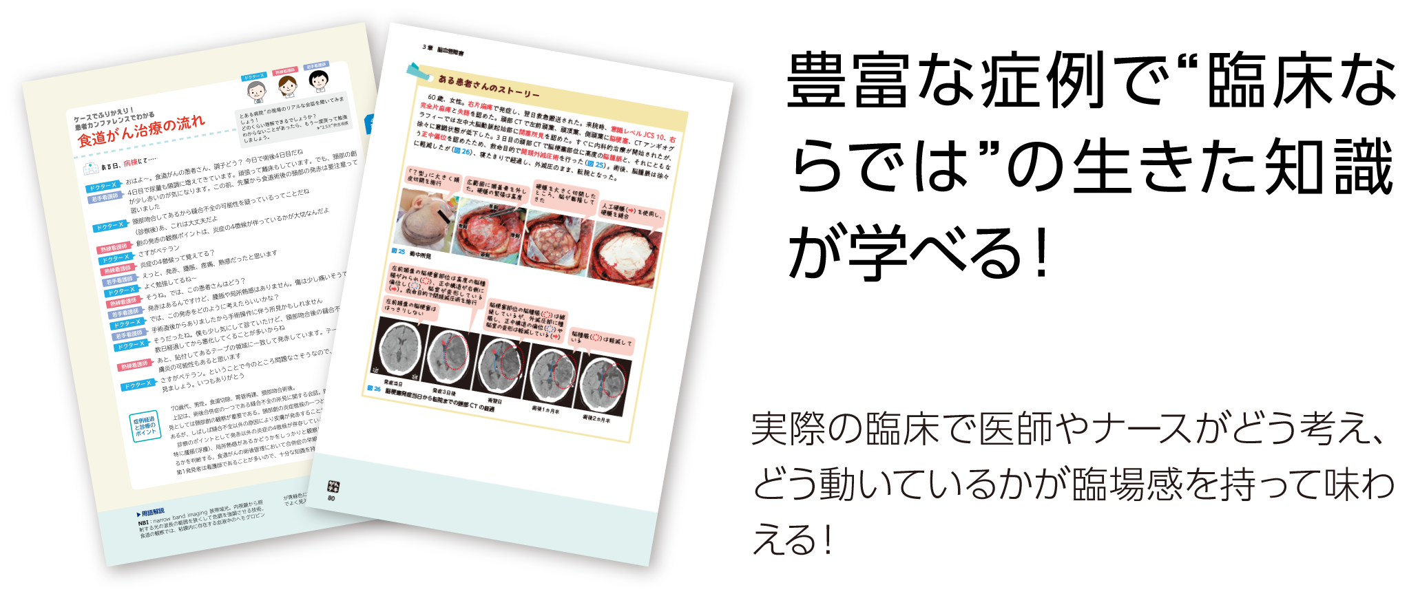 豊富な症例で“臨床ならでは”の生きた知識が学べる！